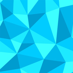 Wall Mural - blue geometric background