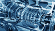 Turbine Engine Profile. Aviation Technologies.