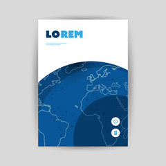 Wall Mural - Modern Style Flyer or Cover Design for Your Business - Applicable for Reports, Presentations, Placards, Posters - Creative EPS10 Vector Template