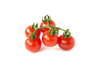 Wall Mural - Tomato. Tomato branch. Tomatoes isolated on white.