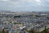 Fototapeta Paryż - Aerial view of Paris Cityscape