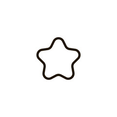 Sticker - star icon. sign design