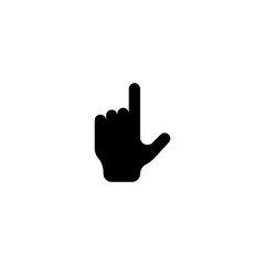 Sticker - hand icon. sign design