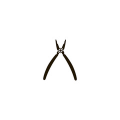 Poster - plier icon. sign design