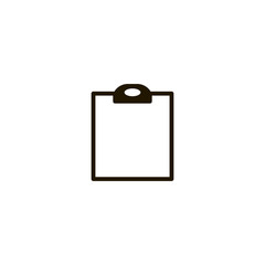 Canvas Print - clipboard icon. sign design