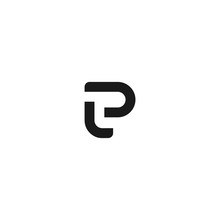 Letter PL Or LP Logo Icon Design Template Elements