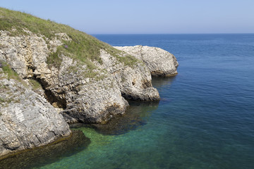 rocks in the sea , beautiful landscape in agva , Turkey 