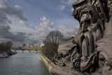 Fototapeta Paryż - Paryż, Francja, mosty