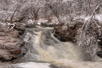 Wall Mural - Chester Park is a City Park in Duluth, Minnesota during Winter