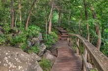 Interstate State Park Is Located On The St. Croix River By Taylor Falls, Minnesota