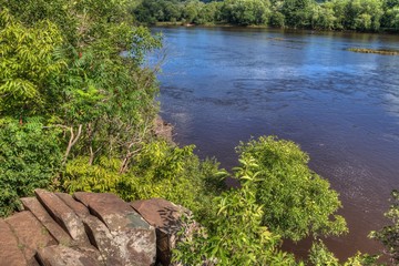 Wall Mural - Interstate State Park is located on the St. Croix River by Taylor Falls, Minnesota