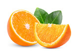 Fototapeta  - orange isolated on white background