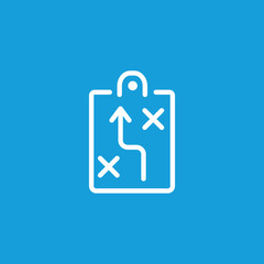 Sticker - Business Strategy Line Icon