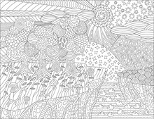 Coloring Book Forest Free Stock Photo - Public Domain Pictures