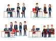 © Gstudio - group of people human resources vector illustration design