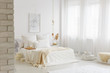 © Photographee.eu - Bed with white bedding