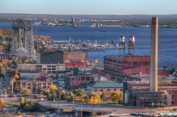 Poster - Duluth is a popular Tourist Destination in the Upper Midwest on the Shores of Lake Superior in Far North Minnesota