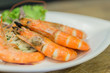 Grilled prawn,Thai food,Selective focus
