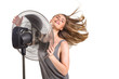 © Svetlana Radayeva - Young woman with cooler fan