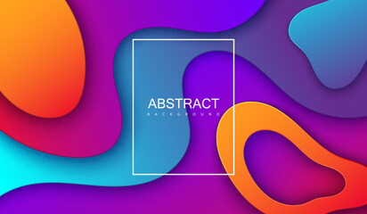 Colorful gradient cover design.
