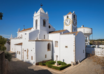 church of st. maria in the centre of tavira, algarve, portugal