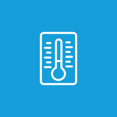 Poster - Thermometer Line Icon