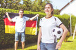© karepa - Fussball Wm Familie beim Public viwing
