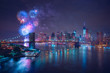 New-York feux d'artifices du 4 juillet - Independance Day