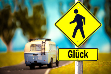 Sticker - Schild 309 - Glück