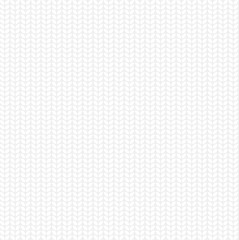Wall Mural - Gray seamless pattern with white leaves. Vector textile background
