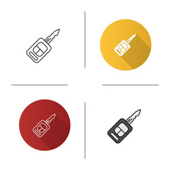 Sticker - Car key icon