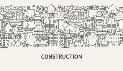 Wall Mural - Construction Banner Concept