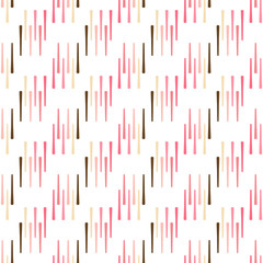 Wall Mural - Seamless Pattern. Geometric stick shapes seamless vector pattern