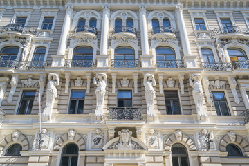 Wall Mural - Art Nouveau architecture in Riga