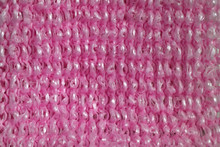 Texture Of Bright Pink Yarn