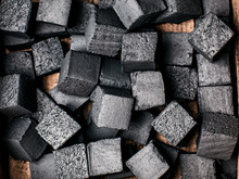 Texture Of Coal For Hookah.