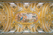 The painted vault by Pietro da Cortona, in the Church of Santa Maria in Vallicella (or Chiesa Nuova), in Rome, Italy.
