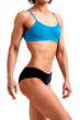 © Nobilior - Fitness woman posing against a white background, isolated