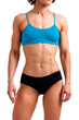 © Nobilior - Fitness woman posing against a white background, isolated