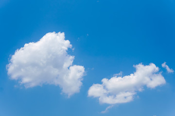 Wall Mural - Clouds with blue sky background