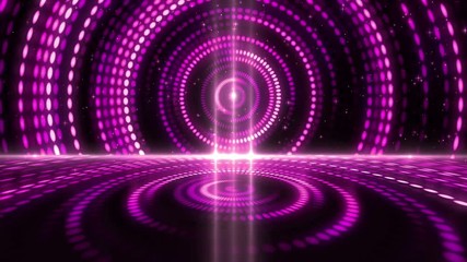 Poster - Futuristic abstract glittering colorful and elegance light dots pattern for stage show and video jockey background and screensaver