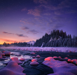 Amazing night landscape