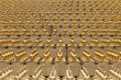 Million golden Buddha figurine in Wat Phra Dhammakaya. Buddhist temple in Bangkok, Thailand