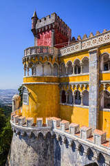 Wall Mural - Pena palace architecture, Portugal,  Sintra