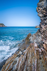 Wall Mural - rocks of an tropical beach