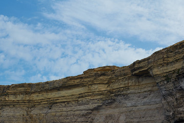 Wall Mural - Crocodile like rock in Gozo