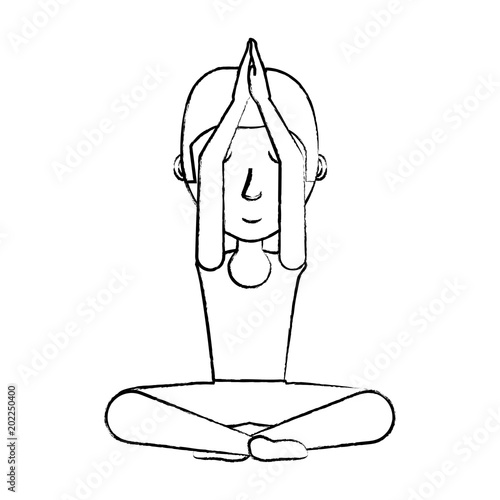 Sketch Of Cartoon Man Doing Yoga Doing A Namaste Gesture Over White Background Vector Illustration Buy This Stock Vector And Explore Similar Vectors At Adobe Stock Adobe Stock Provide and share cartoon pictures for everyone. sketch of cartoon man doing yoga doing