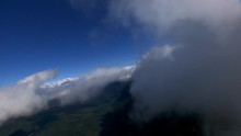 Flying Past Cumulus Cloudbank