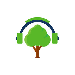 Poster - Tree Music Logo Icon Design