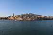 Bay of Il-Bajja ta' Marsaskala at the Mediterranean Sea, Malta 